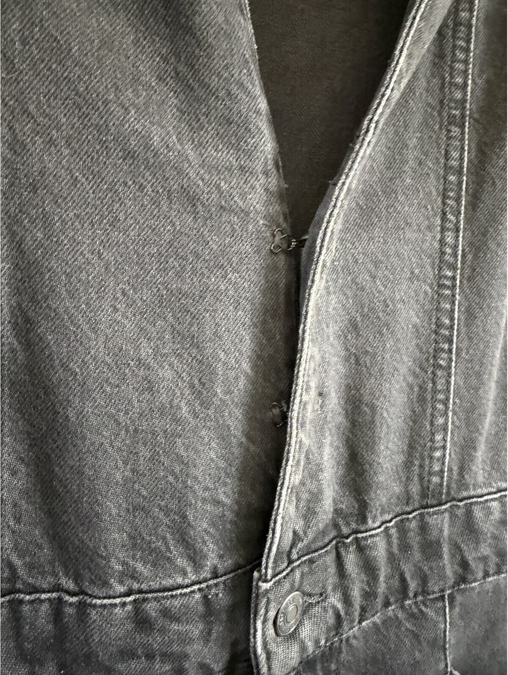 We The Free Marla Denim Coverall Jumpsuit Size M - Picture 8 of 15
